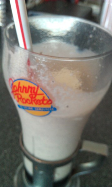 Johnny Rockets milkshake