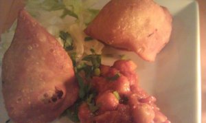 vegetable samosa Saffron Garden Vegetable Samosa