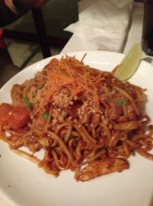 mee goreng at noodle bar