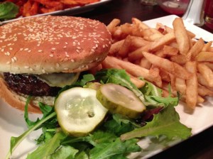 wild turkey smokehouse mushroom and gruyere burger