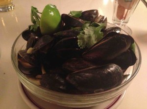 mussels and fries at the bowery diner
