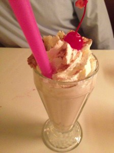 seasonal pie shake at the bowery diner