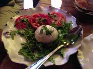 palma mozzarella di bufala insalata