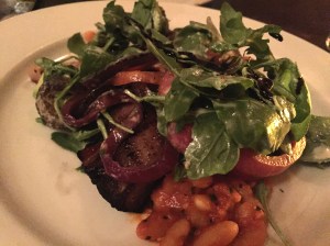 Almond grilled thick-cut bacon