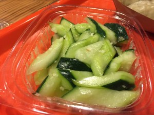 dumplings & things garlicky cucumber salad
