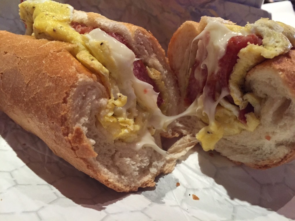 shorty's pork roll taylor ham egg and cheese